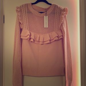 Acrylic Blend Pink Sweater